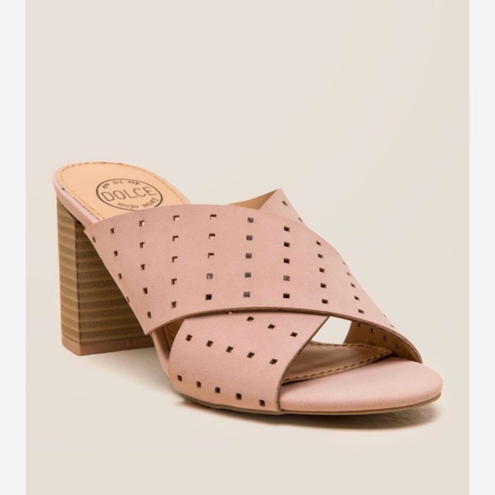 Dolce Mojo Moxy nude mules.